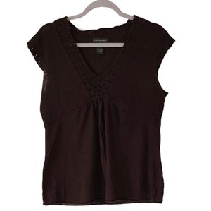 Banana Republic Factory Brown Linnen Size Large